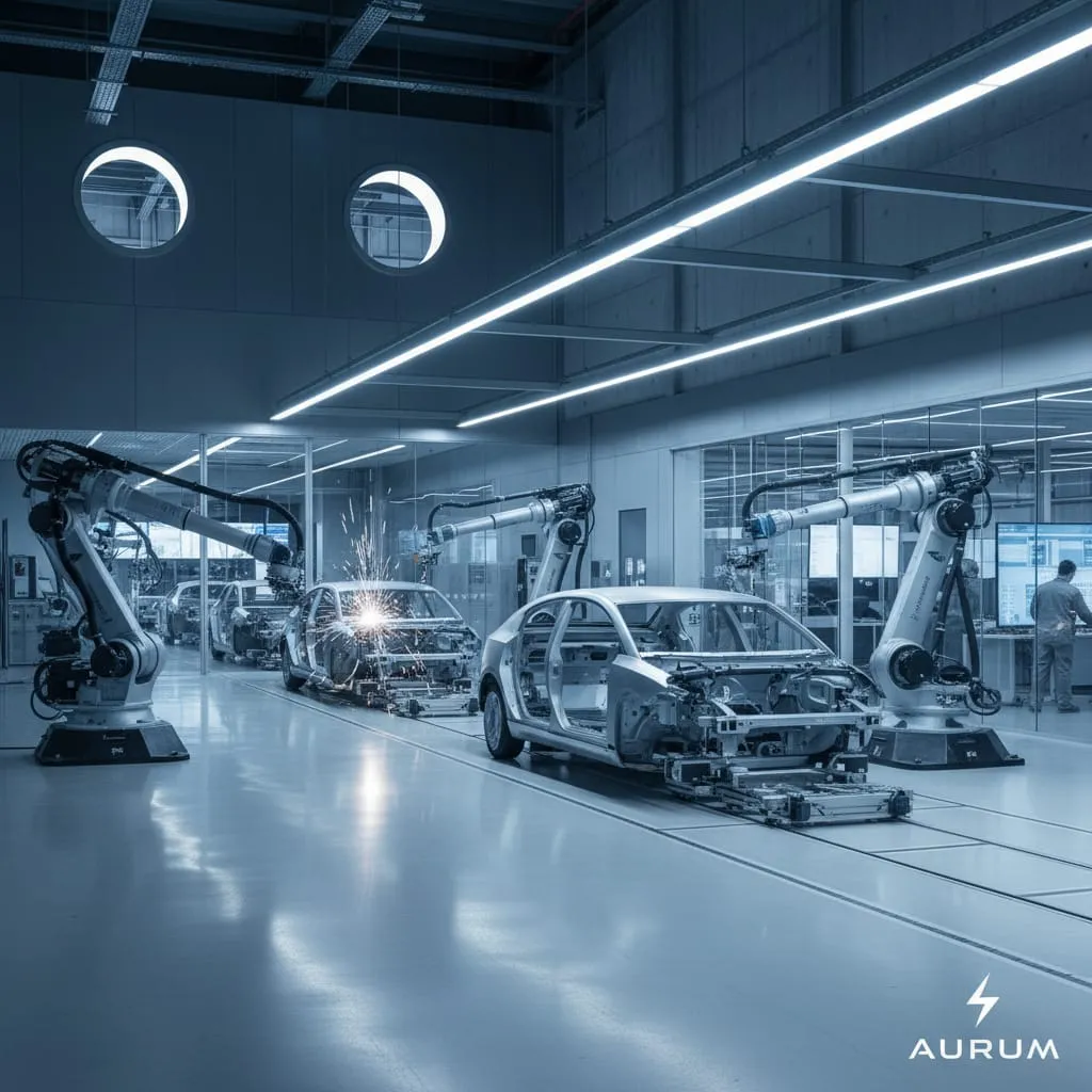 Volvos produktionslina i Torslanda