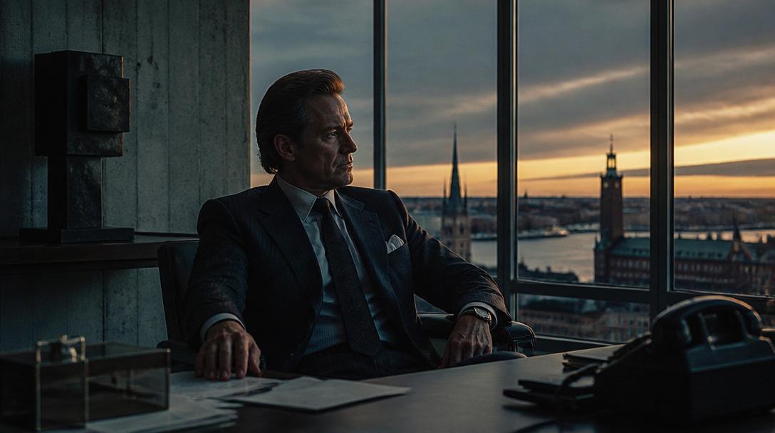 Stenbeck på SVT: serien om Jan Stenbeck med Jakob Oftebro